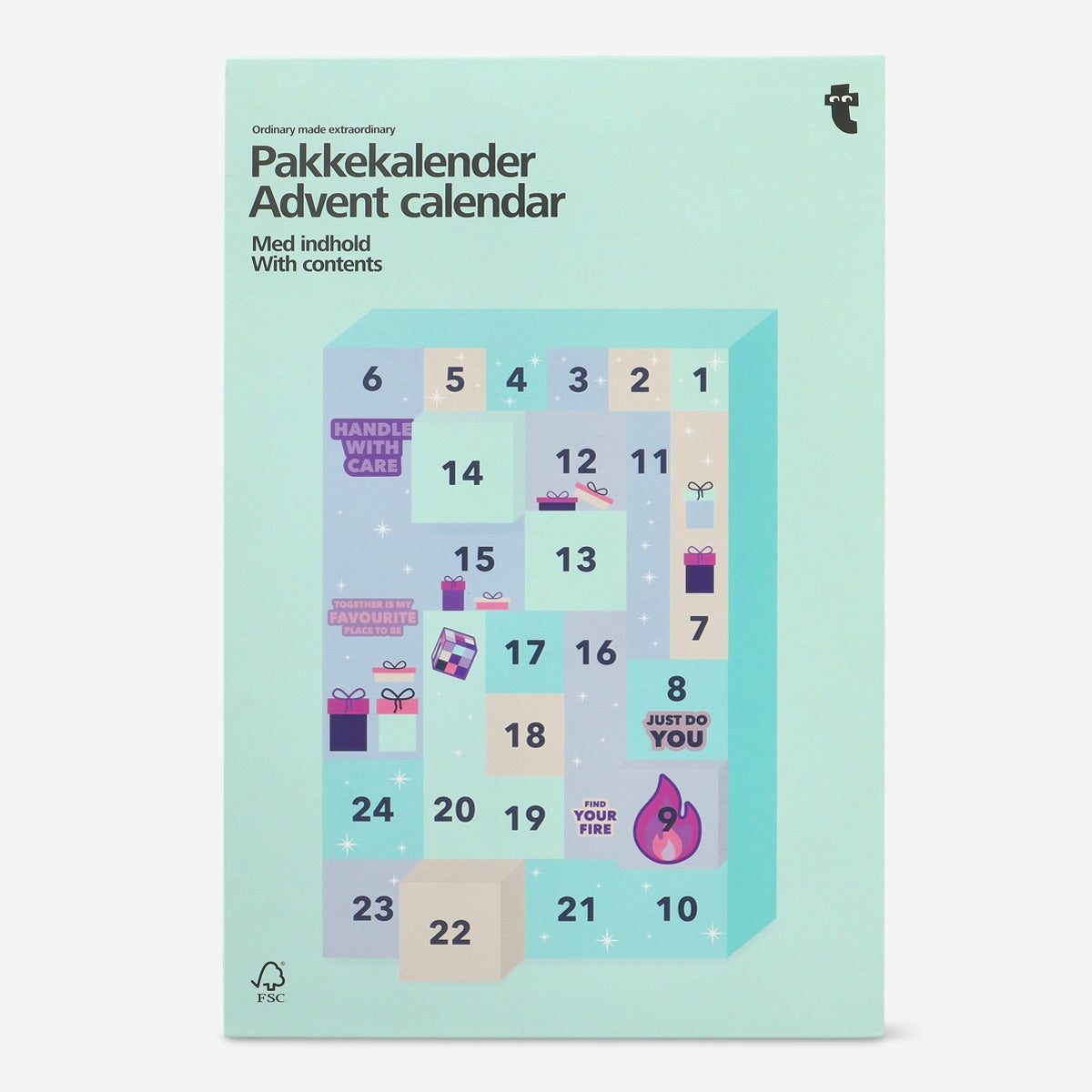 Flying Tiger Copenhagen Advent Calendar with Contents