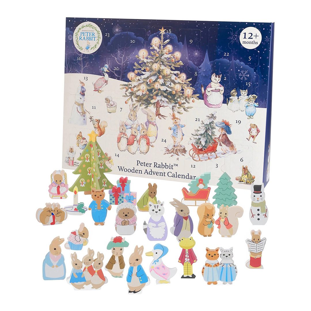 Orange Tree Toys Peter Rabbit Wooden Advent Calendar