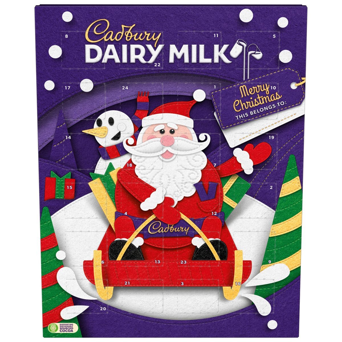 Cadbury Cadbury Dairy Milk Chocolate Advent Calendar 90g