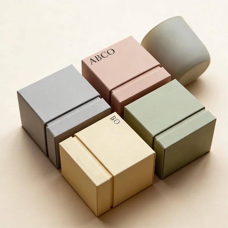 Reusable Recycled Materials Luxus Starr Candle Aromatherapy Geschenkbox Set