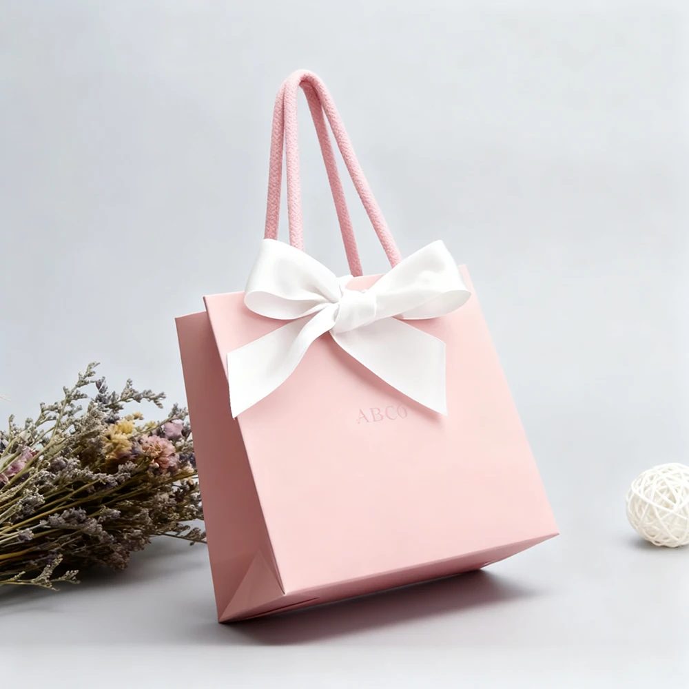 Individuell Bedruckt Shopping Geschenk Verpackung Papier Handbag Exhibition Papier Bags