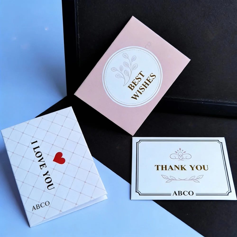 Personnalisé Post Card Luxe Printing Papier Business Service Visiting Greeting