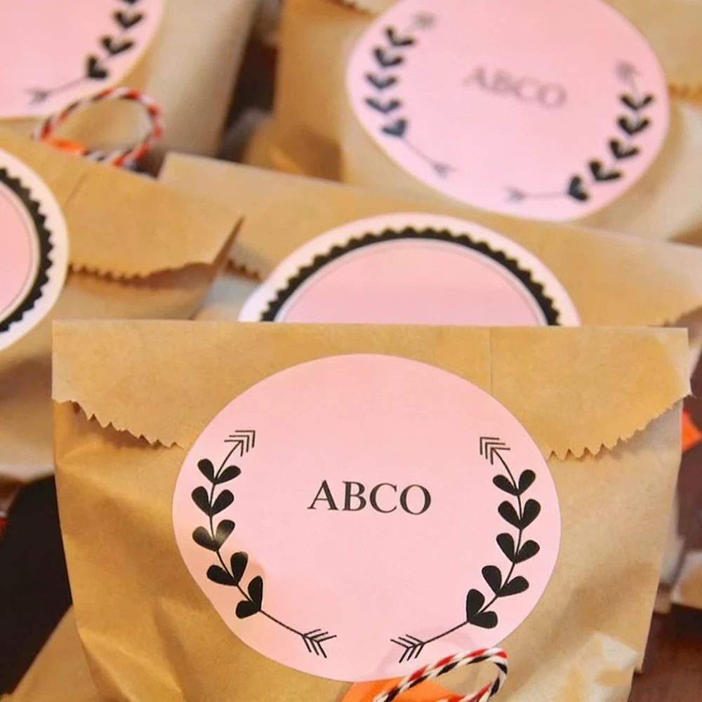 Personnalisé Brand Name Printing Logo Adhesive Labels Stickers For Emballage