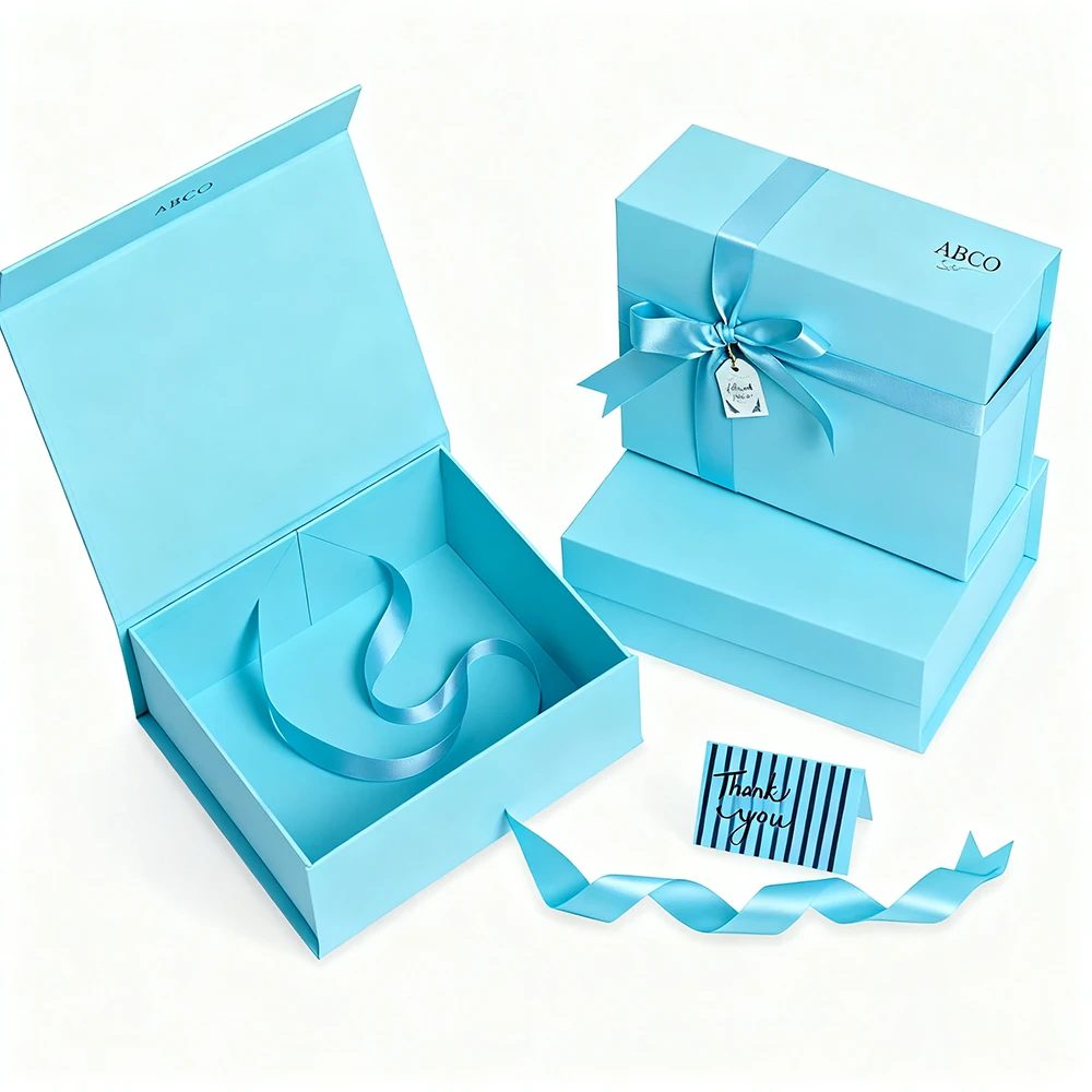 Individuell Falt Geschenk Magnetisch Papier Box Recycle Clothing Verpackung