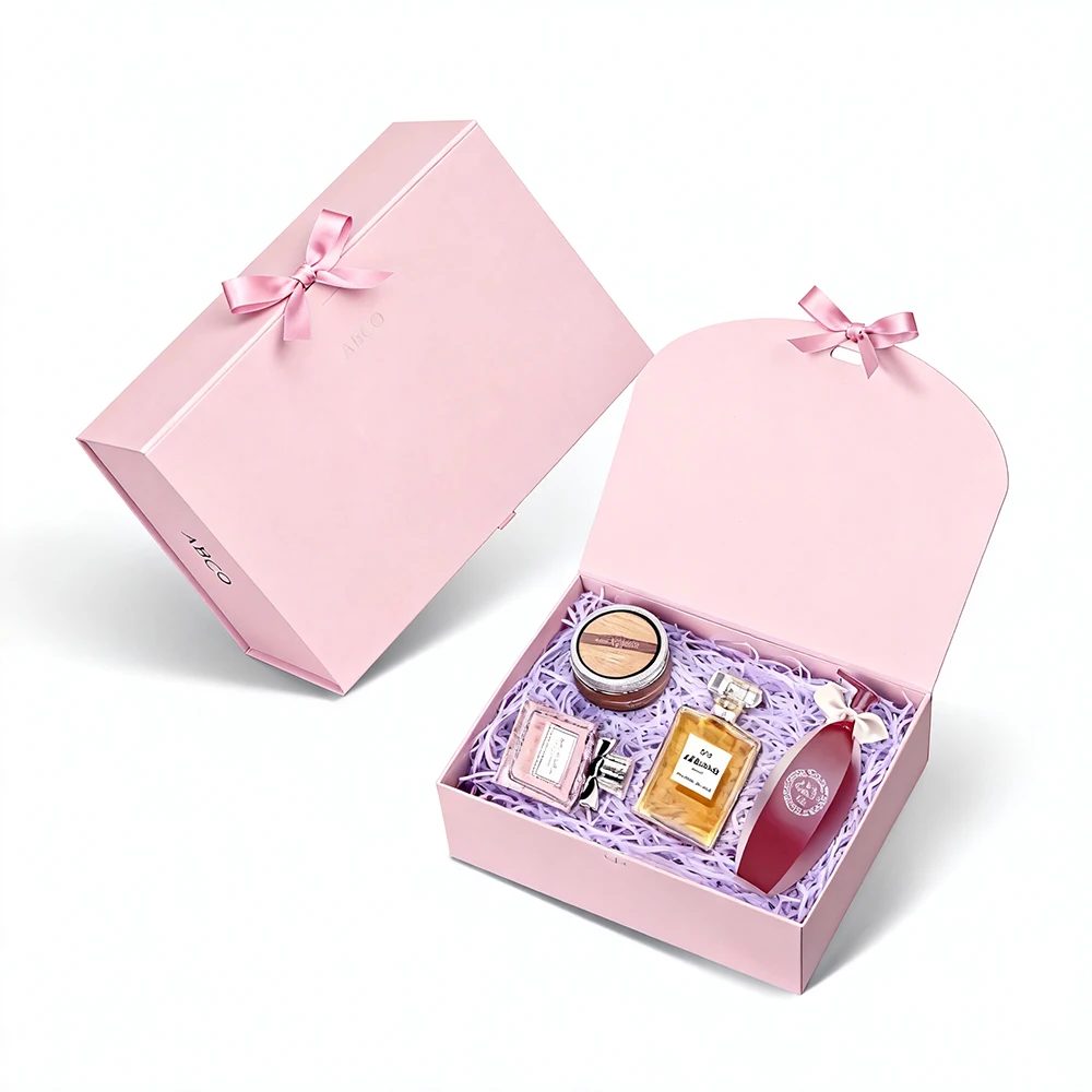 Logo Personnalisé Luxe Pliant Coffret Cadeau