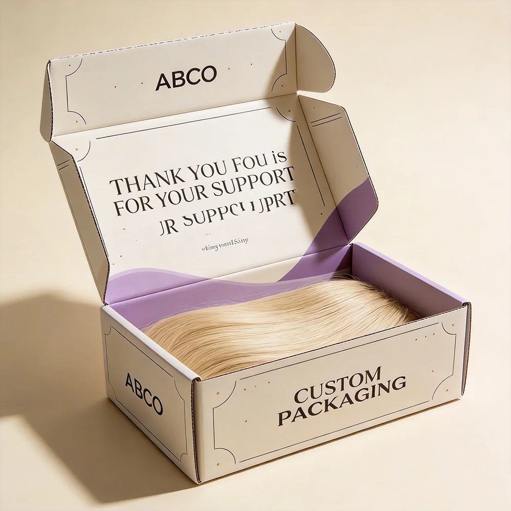 Size Logo Printed Small Mailing Shipping Paper Cardboard Corrugated Packaging