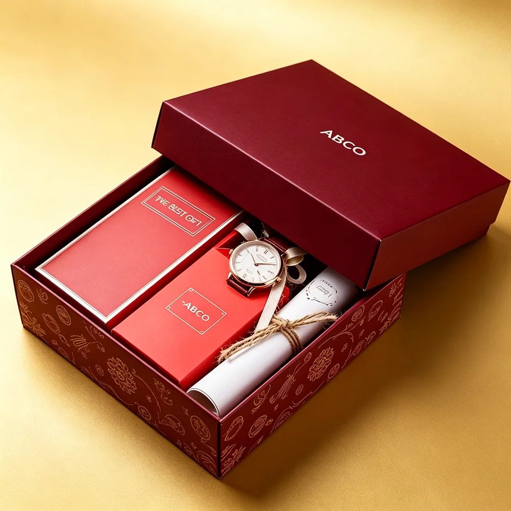 Luxe Customize Cosmétique Cadeau Étui Make Up Cadeau Papier Boîte