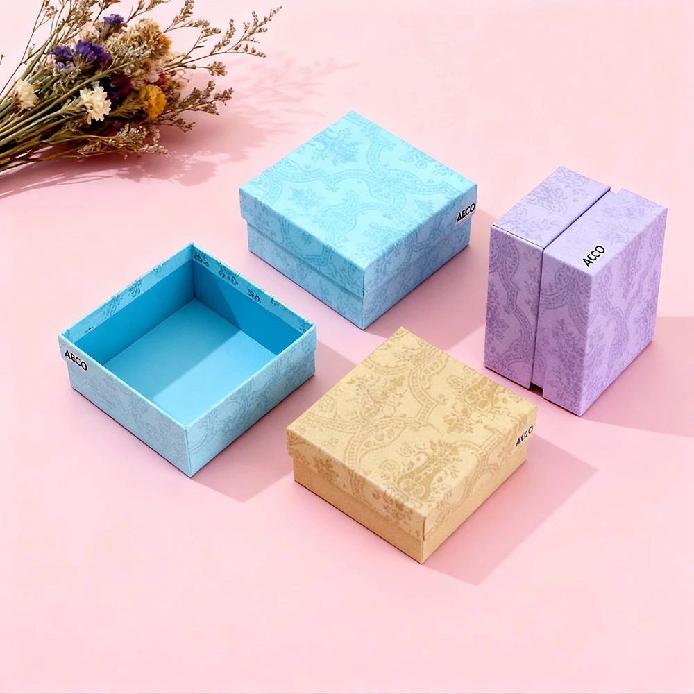 Logo nach Maß Papier Schmuck Geschenk Boxes