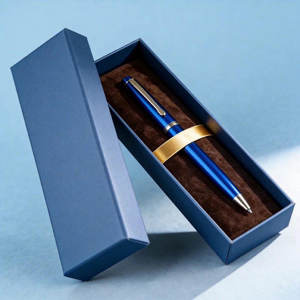 Personnalisé Designed Luxe Recycled Papier Étui Pen Emballage Coffret Cadeau