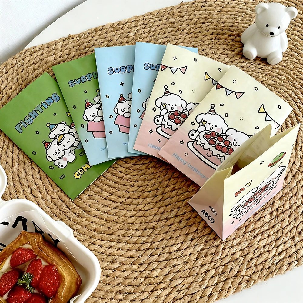 Cartoon Dog Geschenk Papiertüte