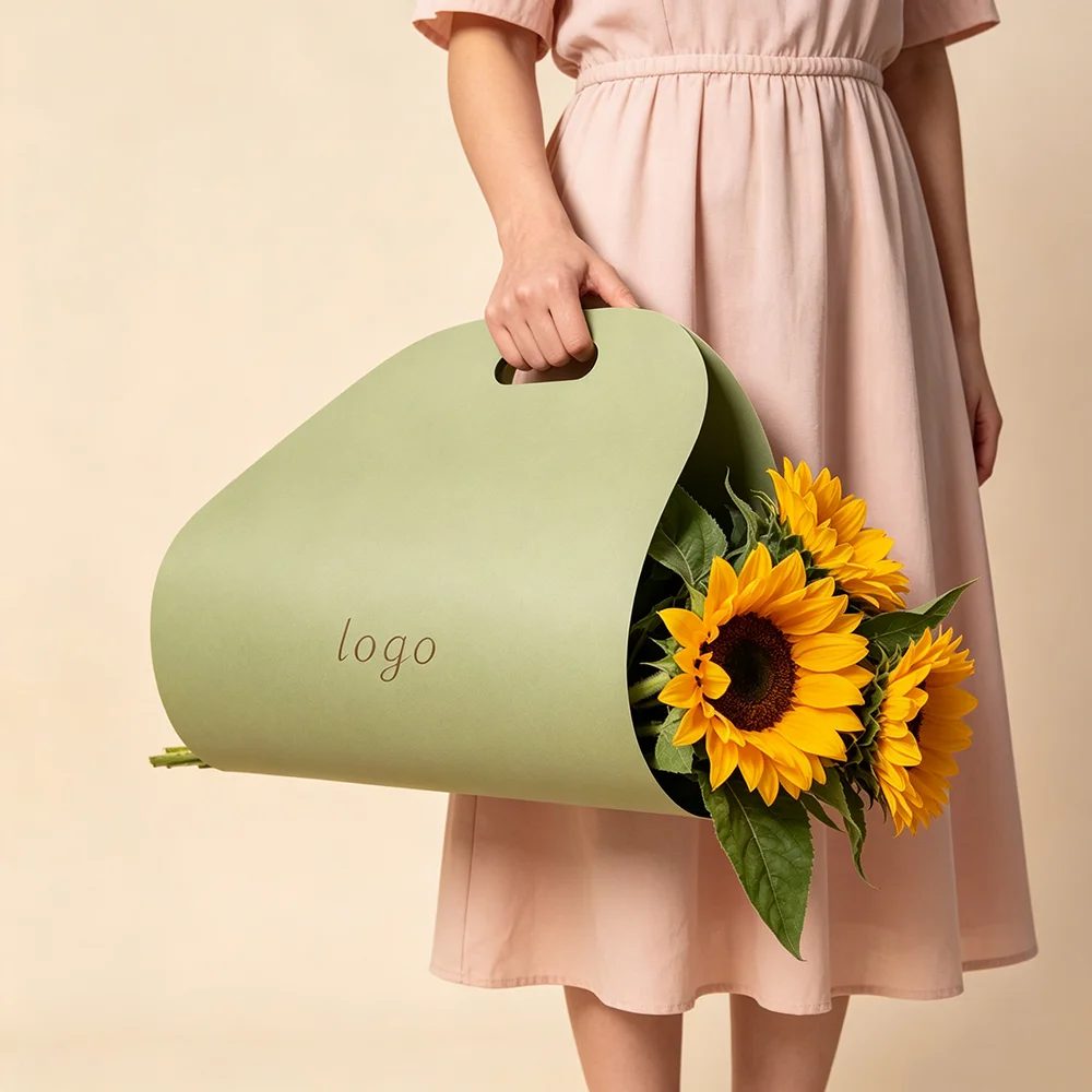 Dried Flower Bouquet Carrier Papier Bags