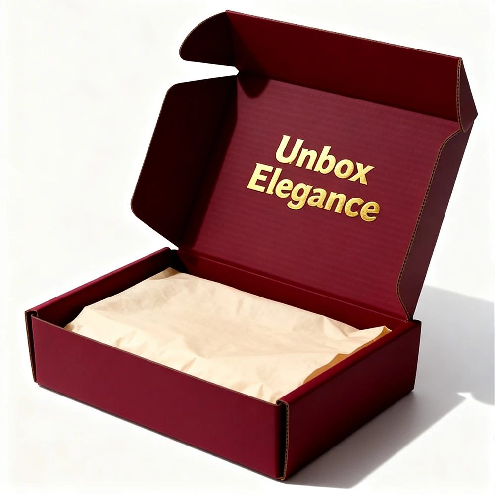 Custom Logo Kraft Paper Shipping Box Packaging