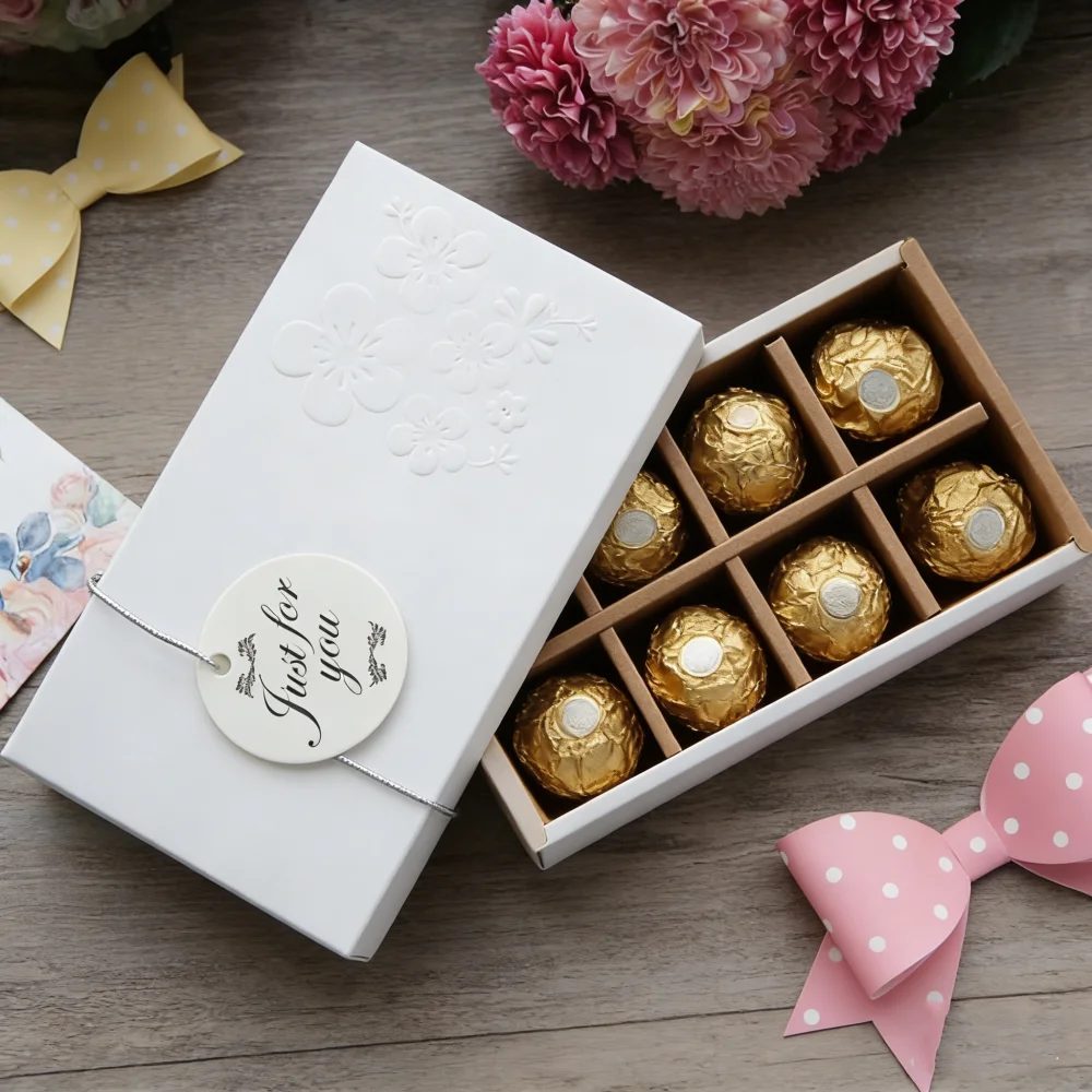 Valentine Chocolat Papier Boîte