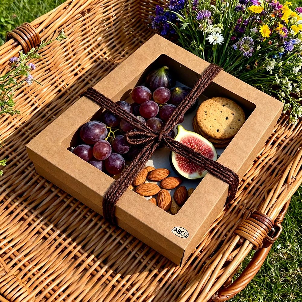 Kraft Papier Picnic Boîte