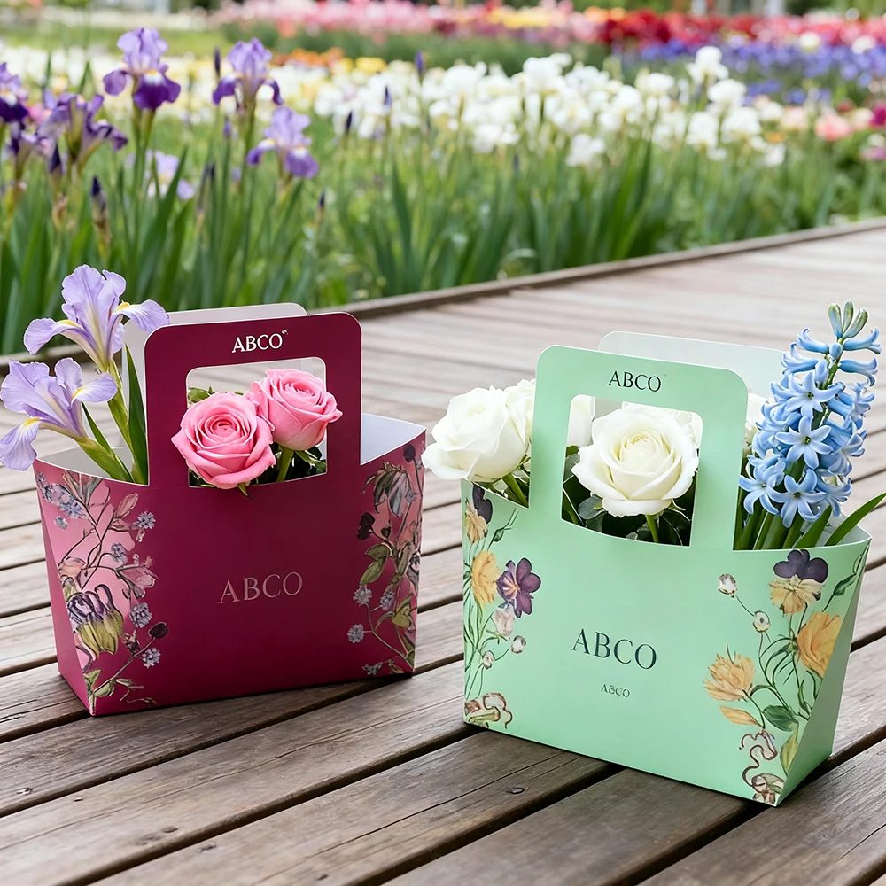 Noël DIY Waterproof Bouquet Papier Cadeau Sac