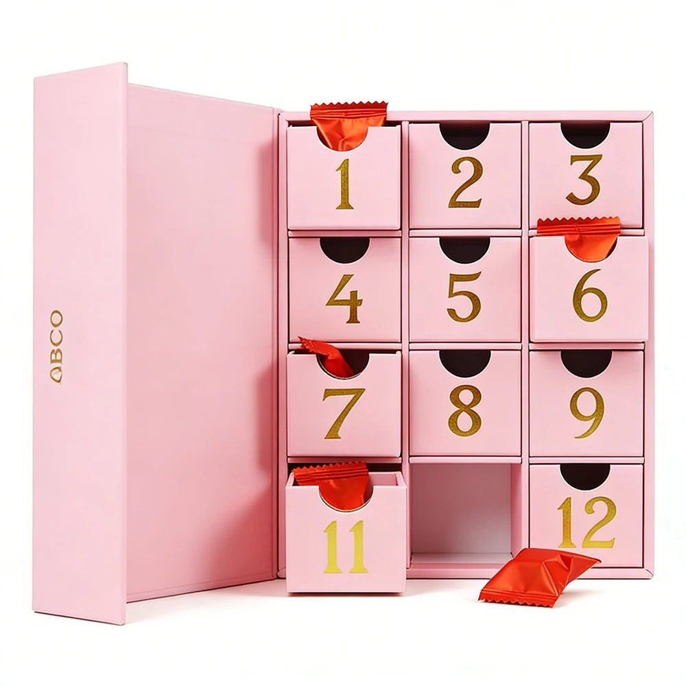Product Leer Geschenk Blind Box Calendar Schmuckkästchen Makeup Verpackung