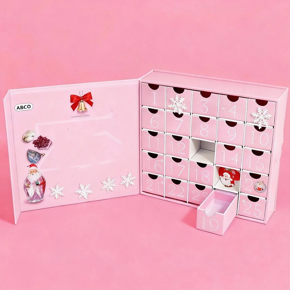 Personnalisé Vide Blind Boîte Cadeau Calendrier de l'Avent Surprising Étui Boxes