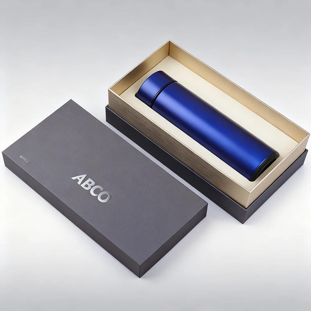 Individuell Bedruckt Recycled Papier Drinkware Tumbler Water Bottle Verpackungsbox