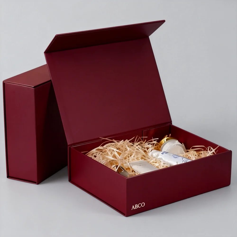 Individuell Luxus Schwarz 2mm Thickness Karton Falt Shoe Geschenkbox