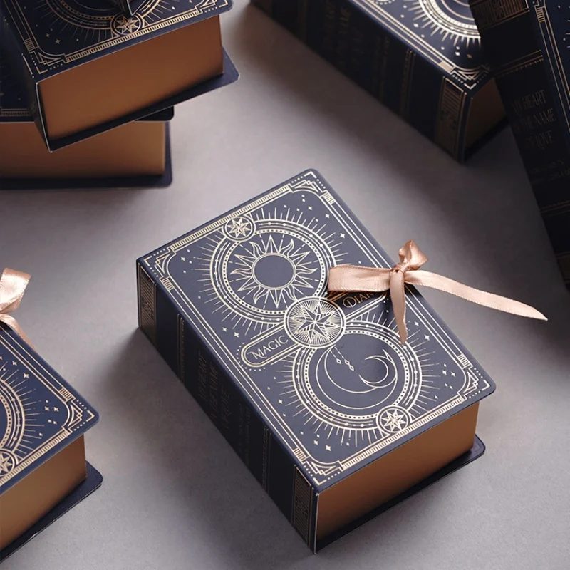 Luxe Kraft Papier Flat Pliant Magnétique Boîte Emballage
