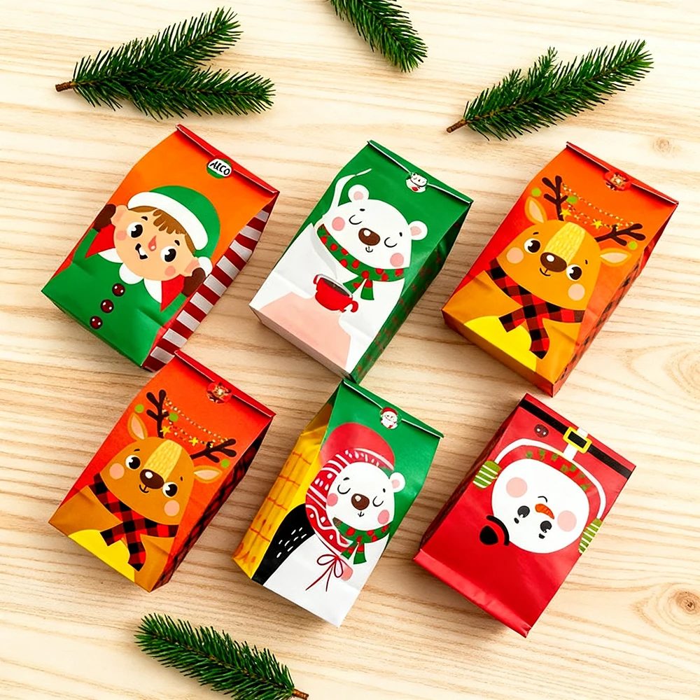 Customizable Kraft Papier Cadeau Bags