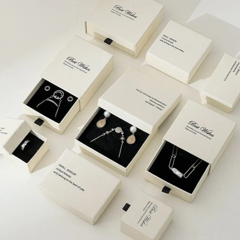 Holiday Schmuck Necklace Geschenkbox Verpackung Logo nach Maß Schubladenbox