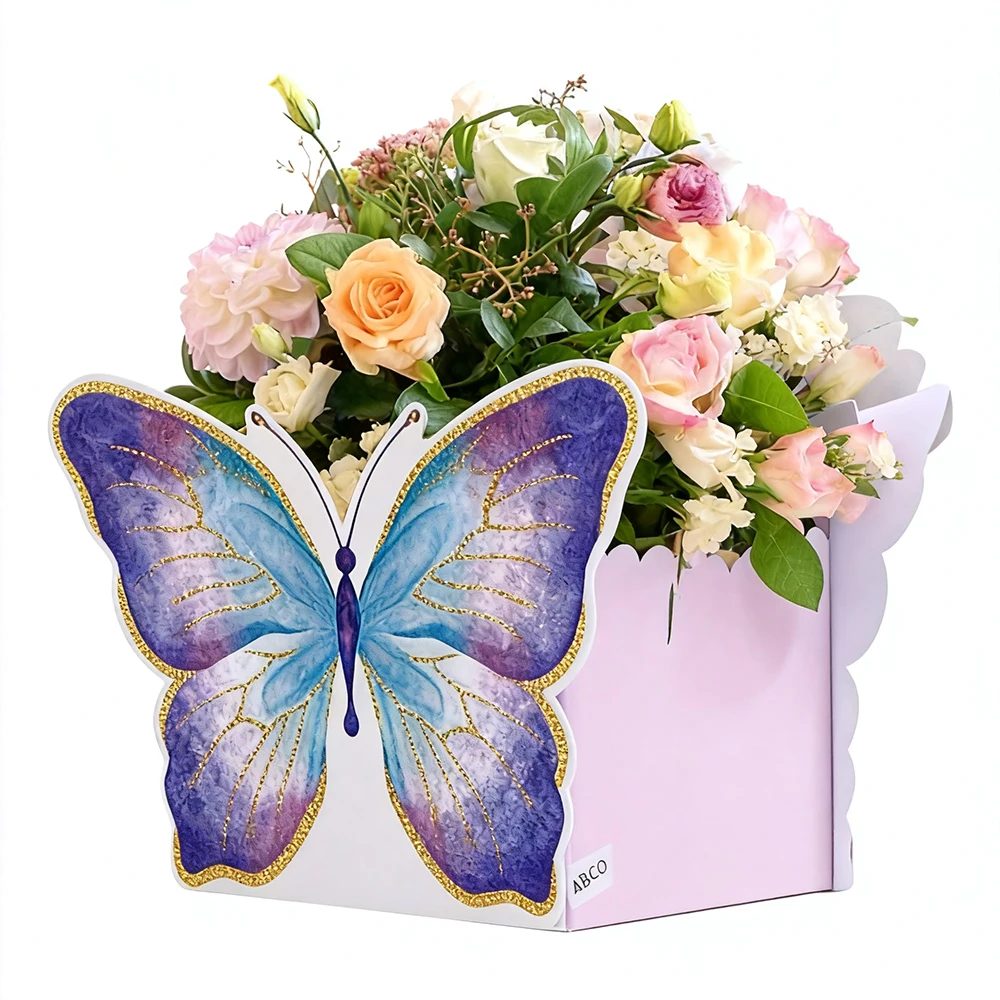 Butterfly-themed Delicate Falt Geschenkbox