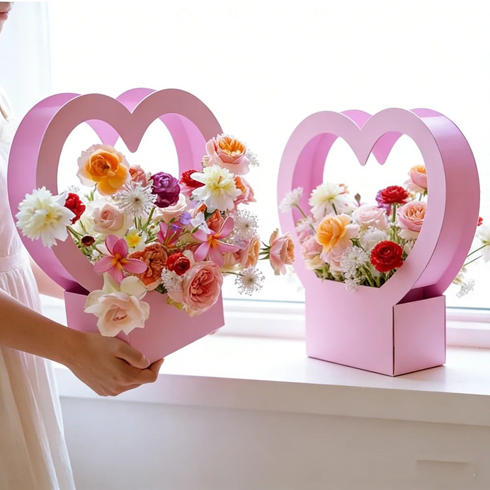 Craft Papier Boîte Étui Flower Boîte For Rose Emballage