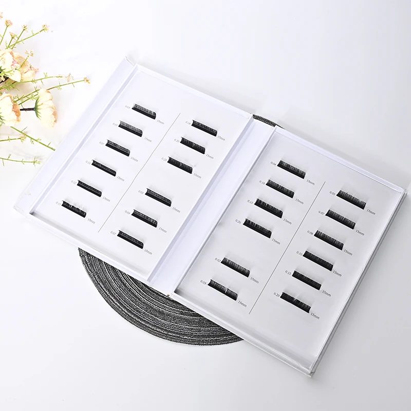 Fashion Kosmetik Eyelash Display Papier Boxes