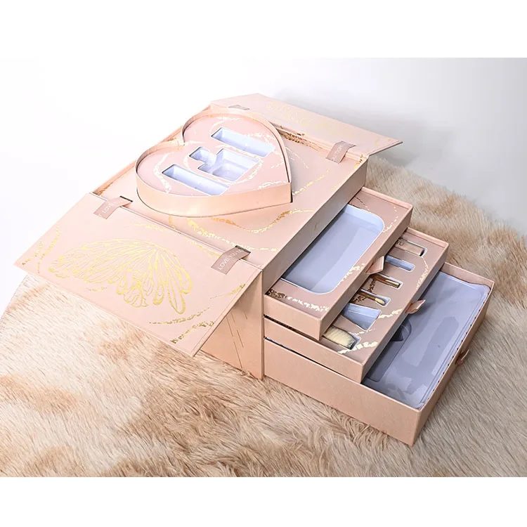 Custom Luxury Gift Packaging Sliding Drawer Cardboard Paper Jewelry Box
