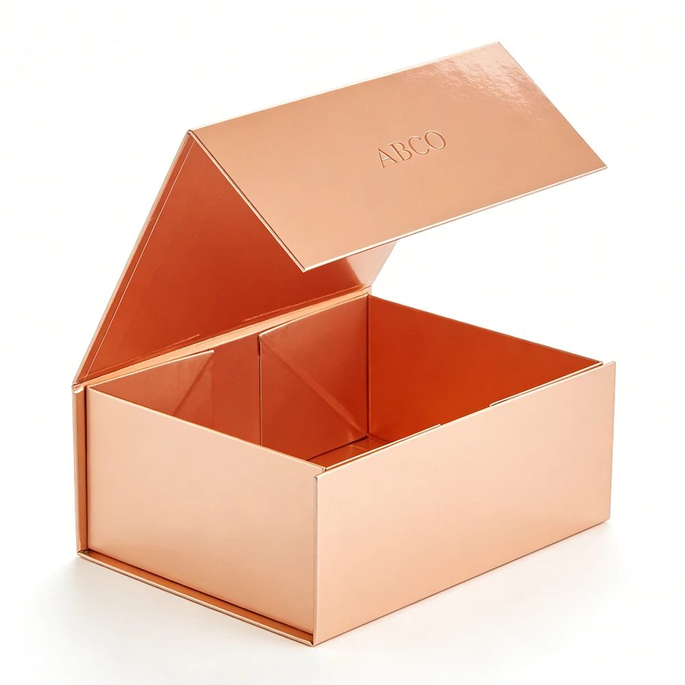 Individuell Luxus Falt Geschenkbox Magnetbox Sichtfenster Matt Magnet Verpackung