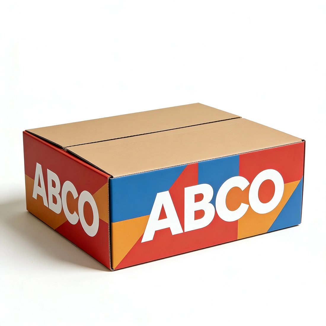 Custom Logo Printed Cardboard Self-erecting Packaging Shipping Box