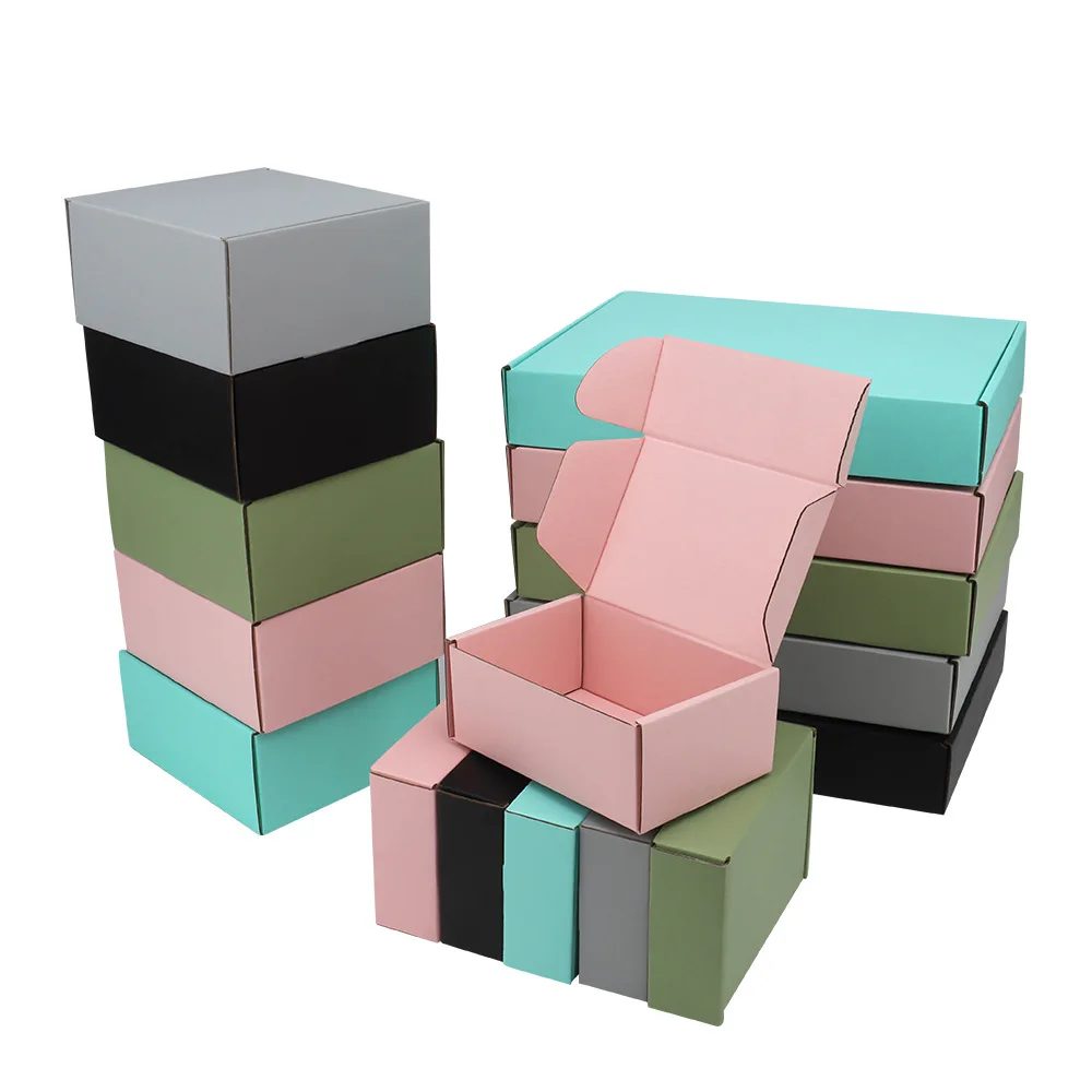 Manufacturer's Custom Shipping Boxes Large Corrugated Kraft Logo Packaging