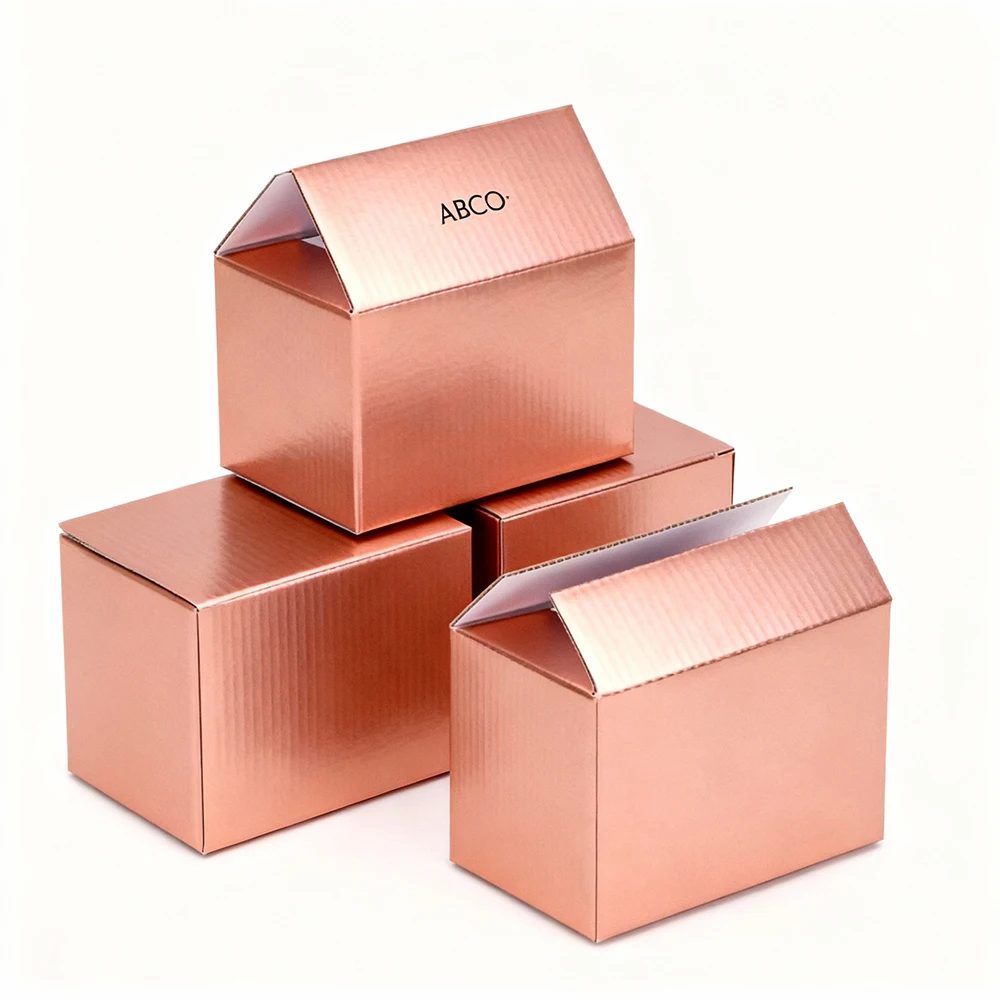 Individuell Corrugated Papier Falt Versandkarton With Embossed Logo Verpackung