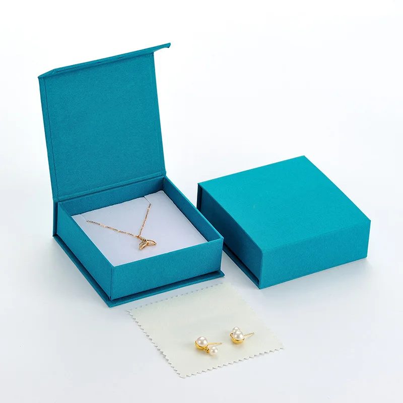 Luxus Square Matt Lamination Embossed Papier Box