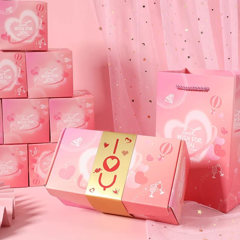 Individuell Creative Überraschung Explosion Pop-up Bouncing Geschenkbox Kit