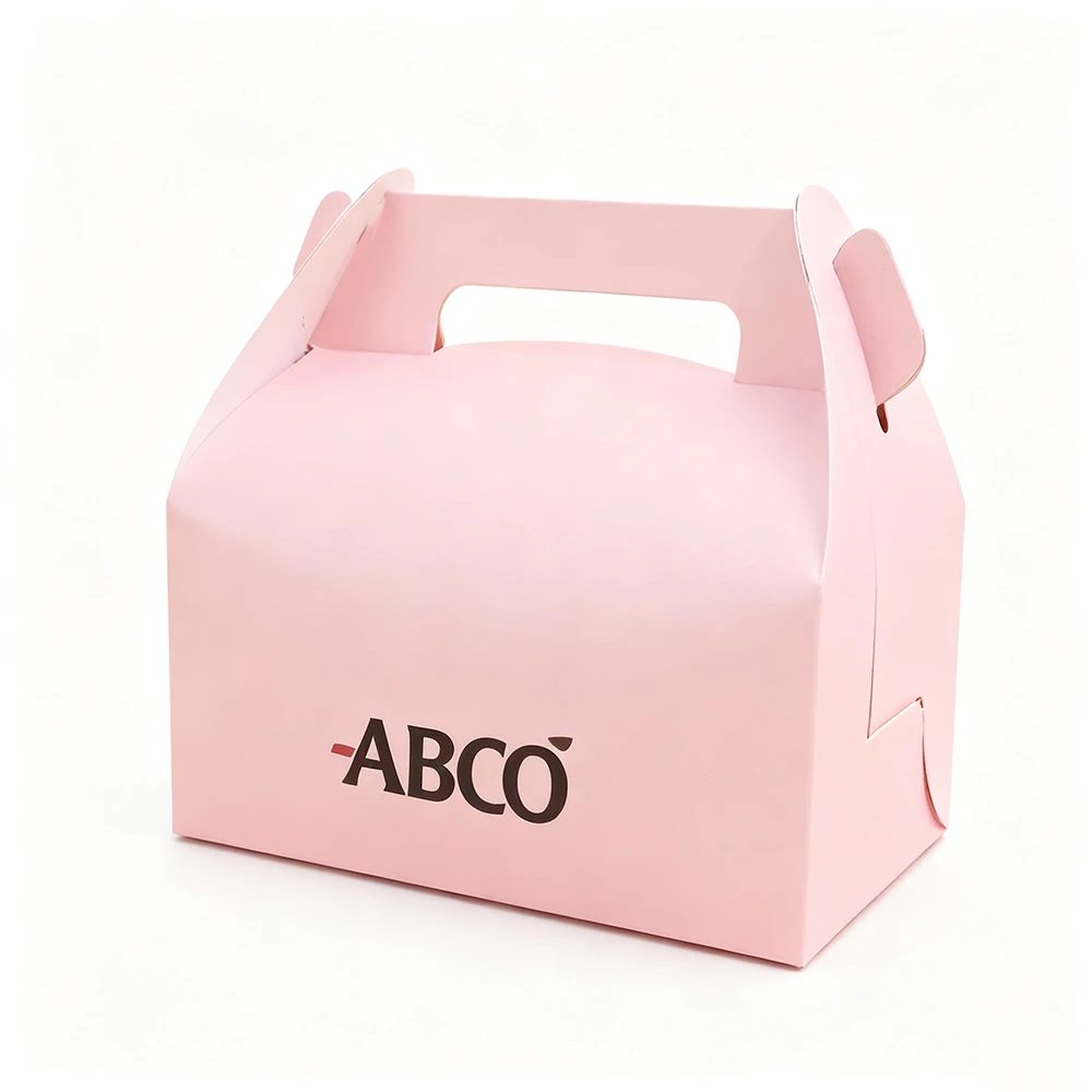 Promotion Individuell Karton Cookie Box Matte Laminated Embossed Papier Verpackung