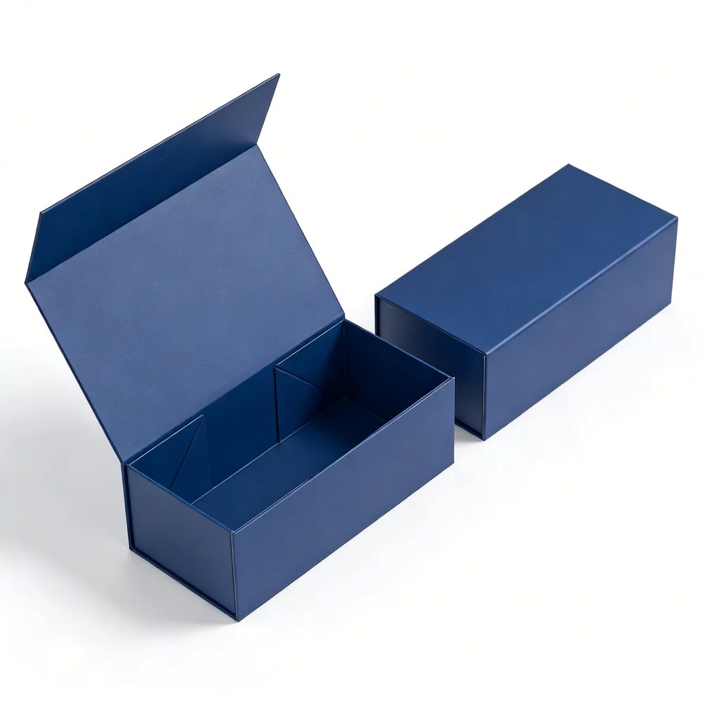 Impression Personnalisée Luxe Flap Open Magnétique Pliant Emballage Coffret Cadeau