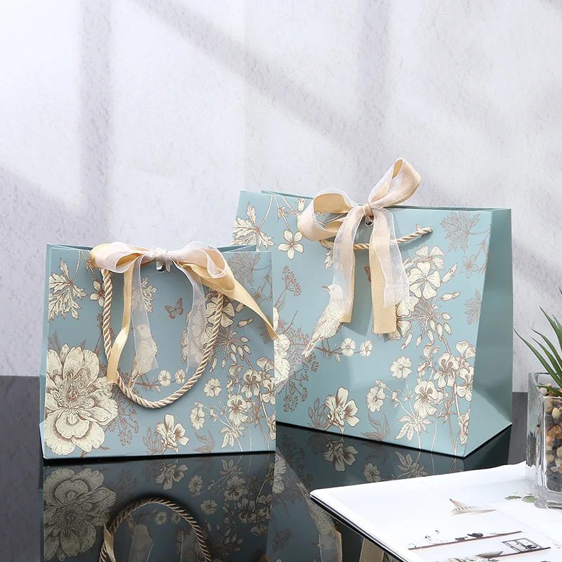 Personnalisé Noir Luxe Beauté Cadeau Sac Emballage