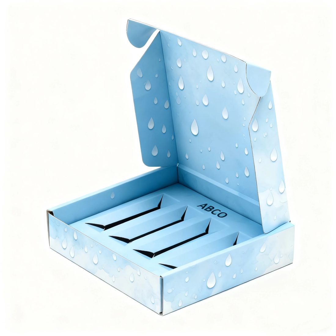 Individuell Bedruckt Embossed Self Erecting Papier Boxes
