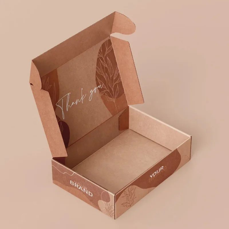 Logo Personnalisé Airplane Étui Boîte Fold Corrugated Socks Emballage