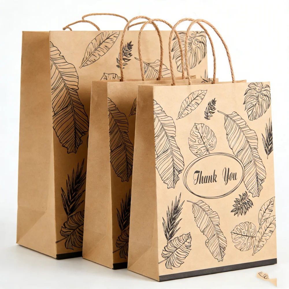 Individuell Brown Kraft Papier Bags