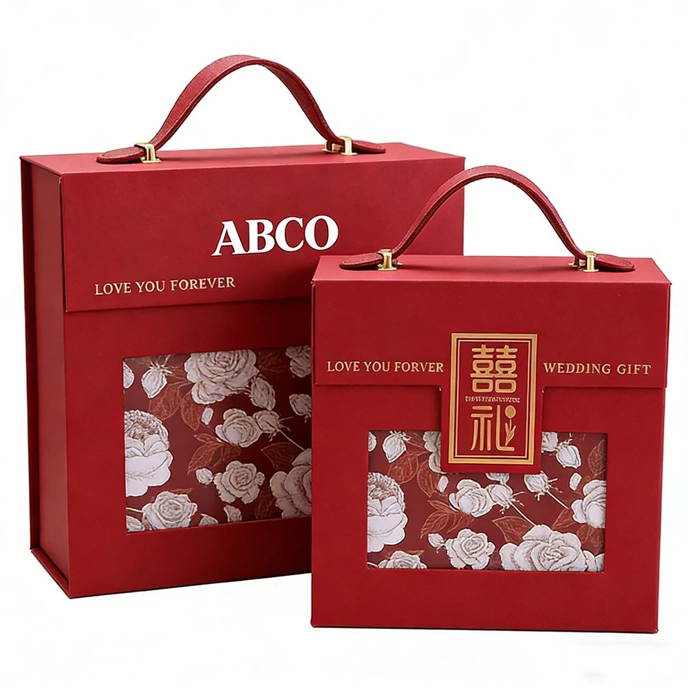 Flap Boxes Premium Handbag Pack Camellia Accompaniment UV 2mm Cadeau