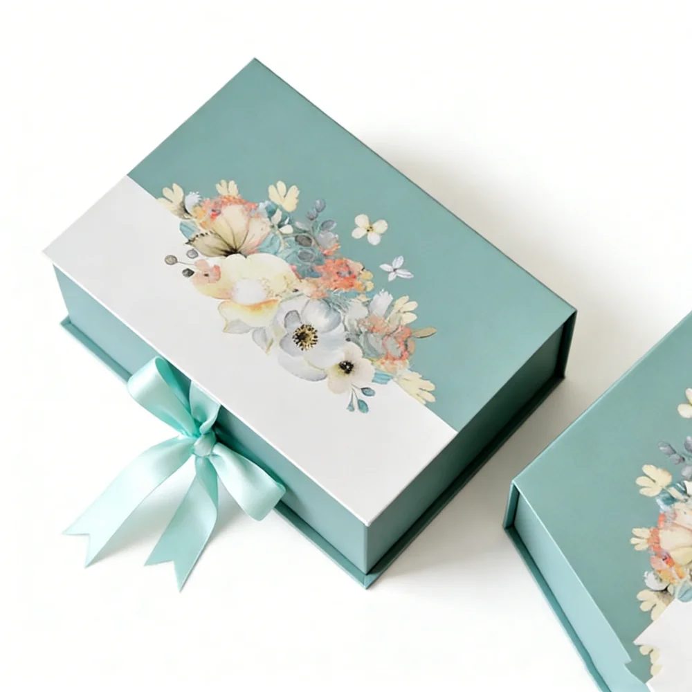 Custom Flip Top Magnetic Gift Single Piece 2mm Folding Mailing