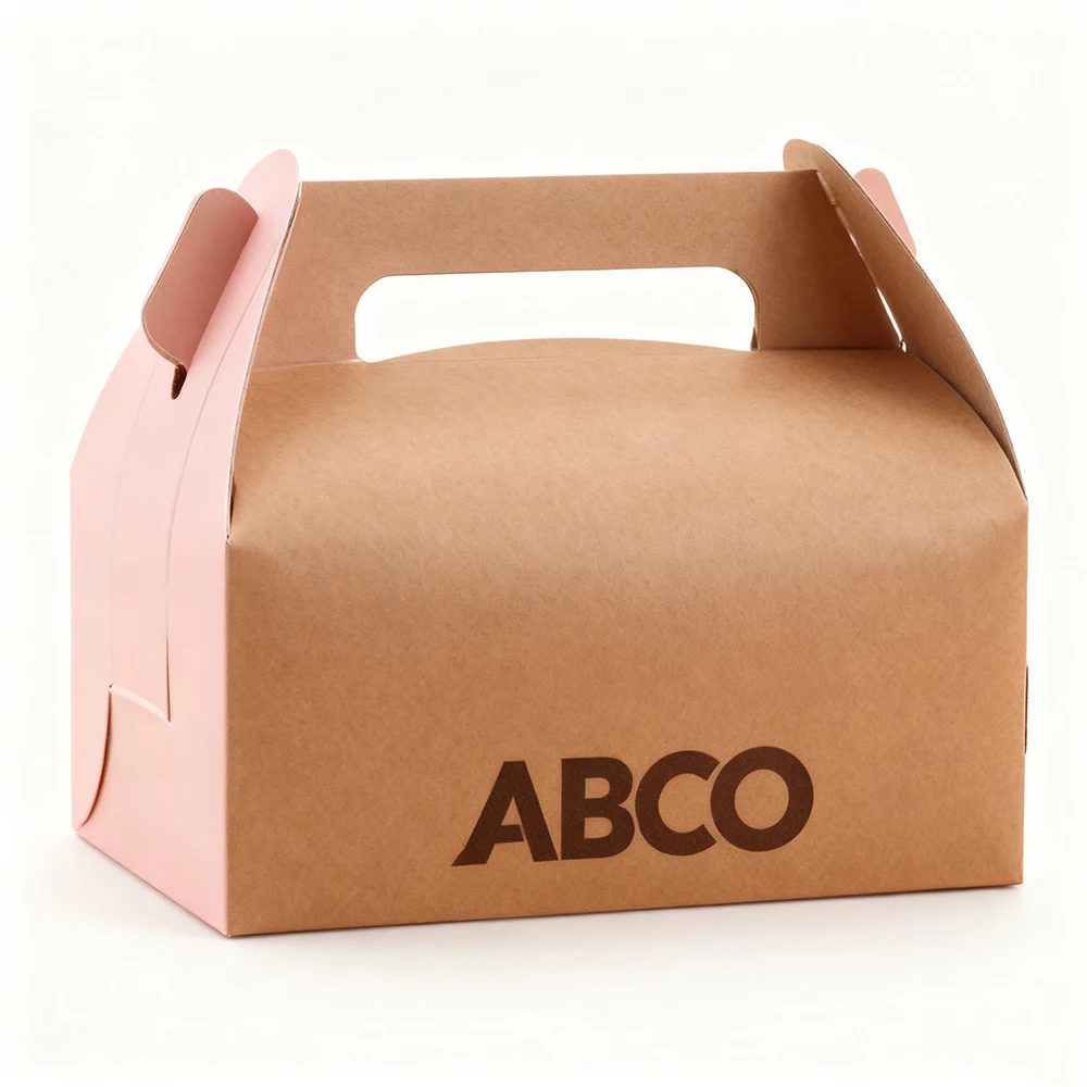 Customisable Simple Convenience Kraft Tote Boîte