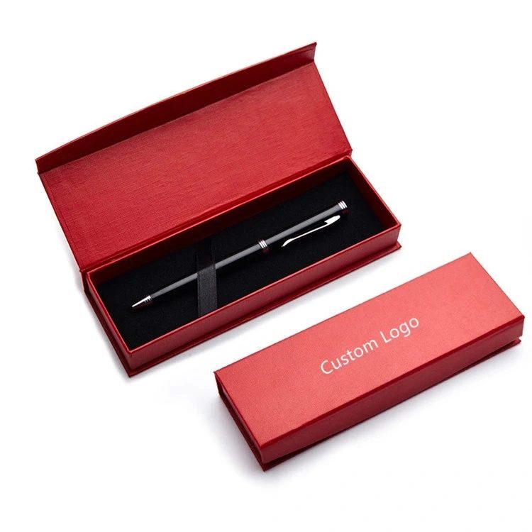 High-grade Rectangular Flip Deckel Magnetisch Pen Box