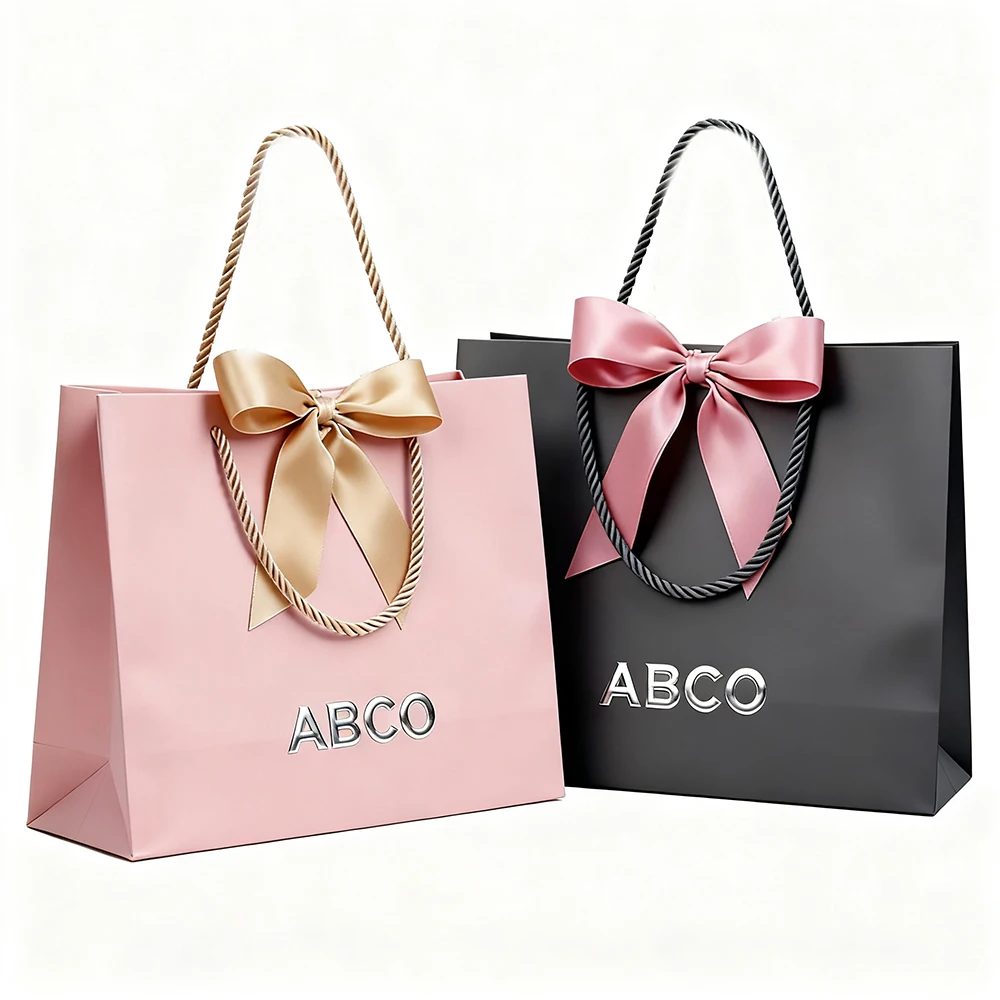Individuell Luxus Multi-colour Kraft Tote Tasche