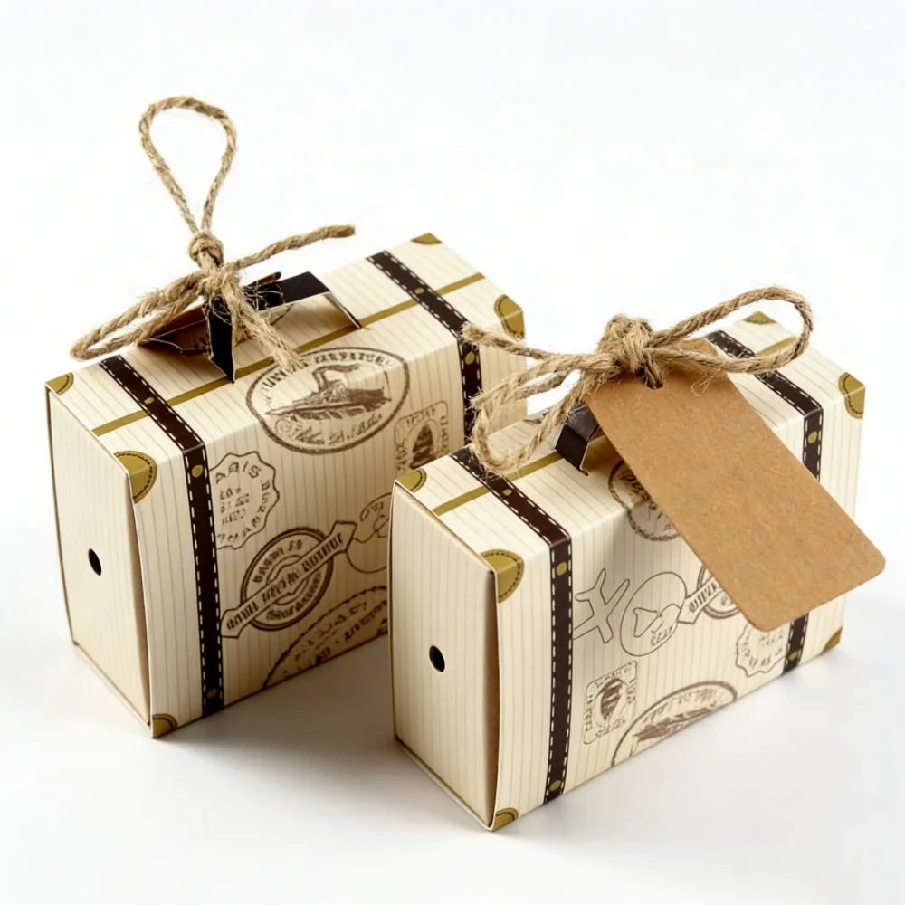 Kraft Papier Food Grade Emballage Étui Cookie Candy Snack Boîte