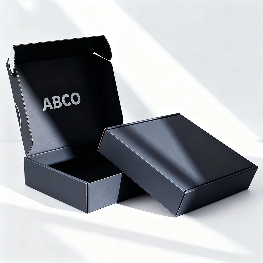 Corrugated Karton Boxes Embossing Express Shipping Containers For Parcel Transportation