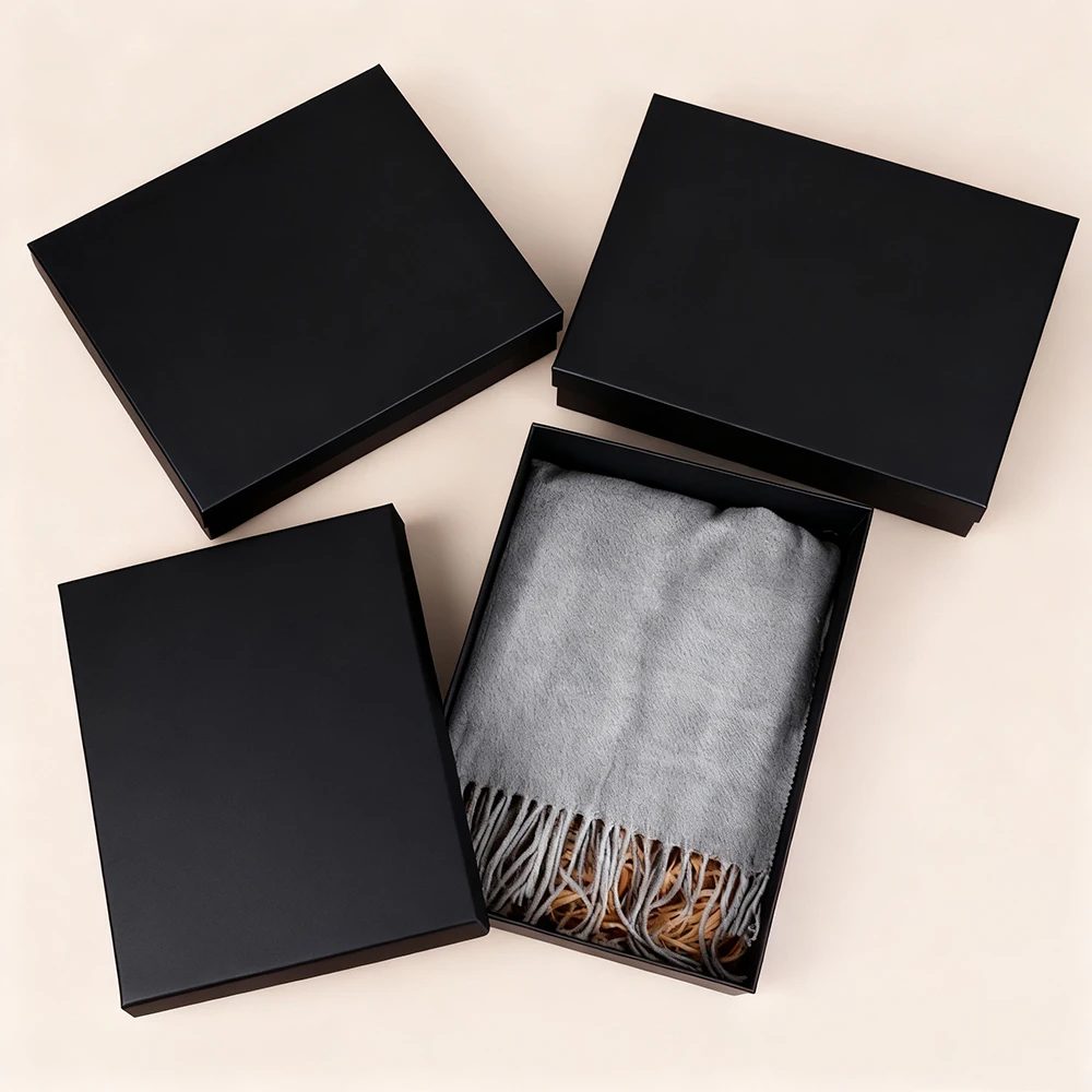 Elegant Individuell Bedruckt Logo Karton Scarf Box